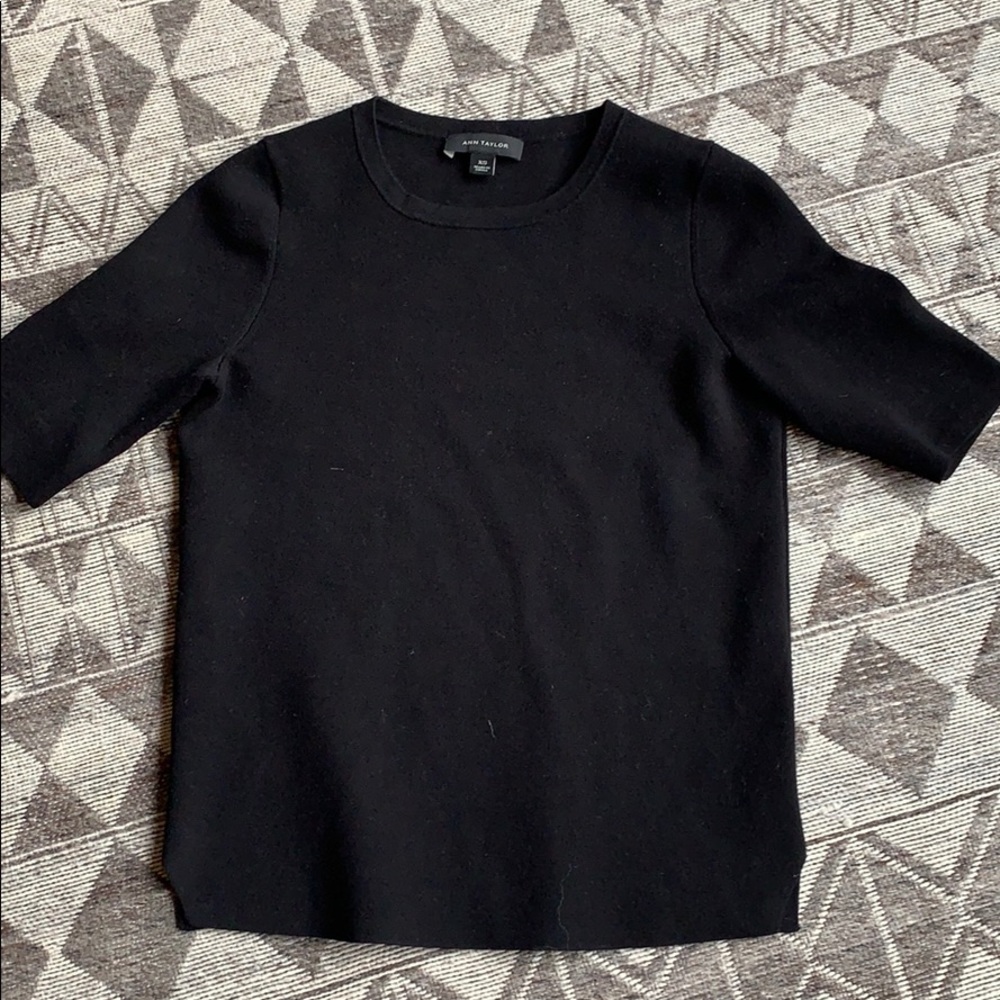 Ann Taylor office lady basics short sleeve tops